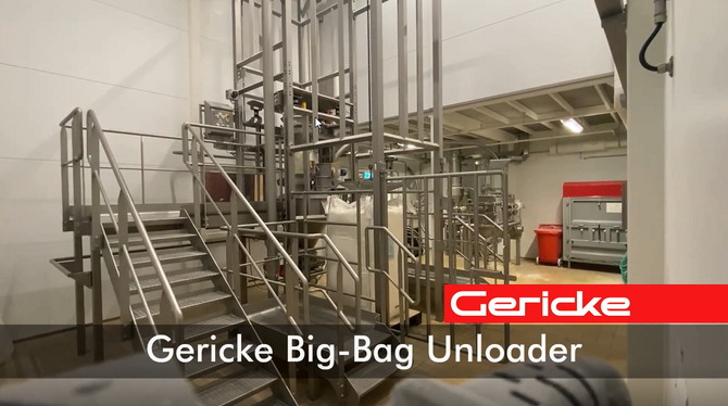 big-bag unloading station ▻ vacuum conveyor system