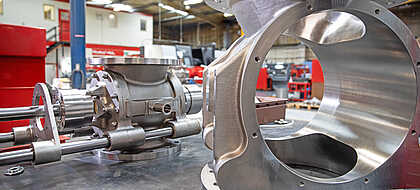 Rotary valve production at Gericke Rotaval Ltd. in the UK