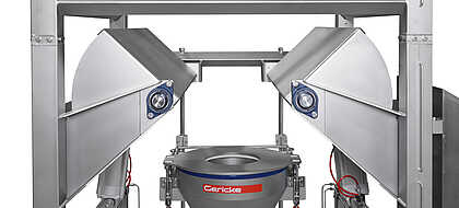 Docking unit of a Gericke Big Bag station BBU